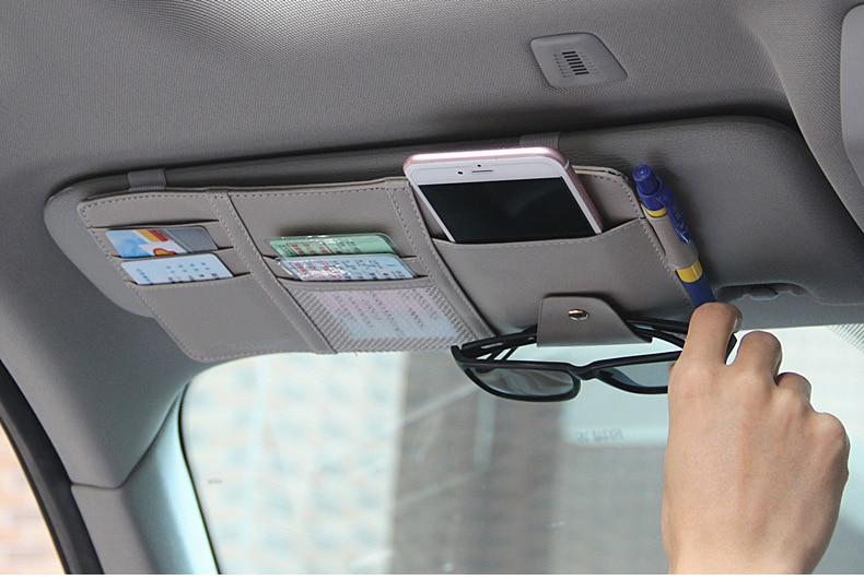 PareSoleil++™ - Rangement pour visière de voiture | Voiture - Autogarni